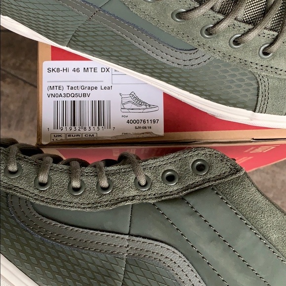 VANS SK8-Hi MTE DX Mte Tact/Grape Leaf men’s - Picture 6 of 16